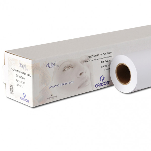 Papel Canson Imaging Photo Mate Paper 42'' 140gsm 106cm x 30m