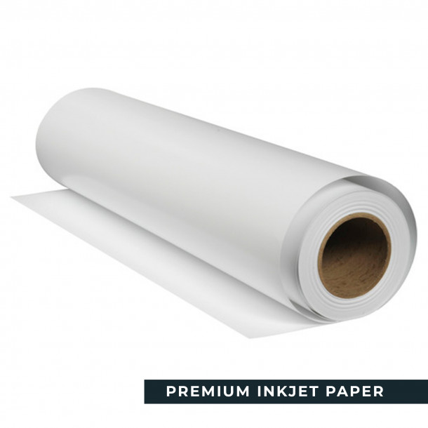 Papel Premium Inkjet Brilho 250gsm 25,4 cm x 100m - caixa com 2 rolos