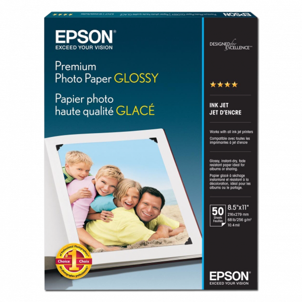Epson Premium Photo Paper Glossy Carta 50 folhas